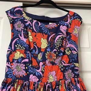 ModCloth dress size large floral pattern